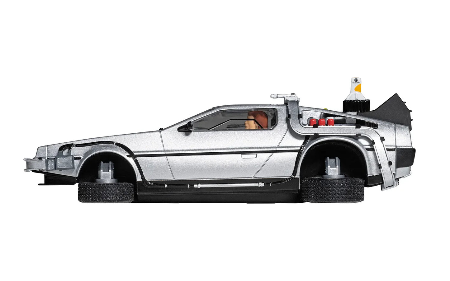 Scalextric Back to the Future Part II 1:32 scale Flying DeLorean Time Machine Slot Car - MEGA POP COMICS
