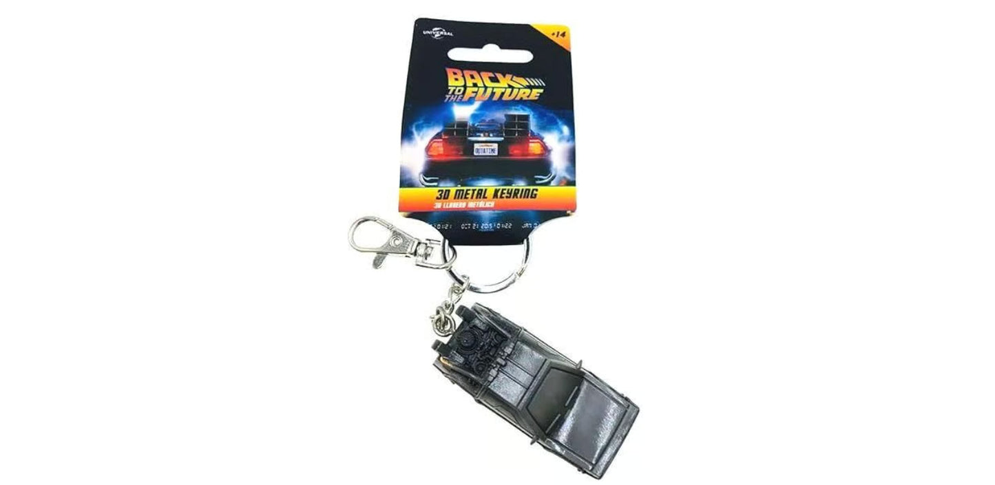 Back to the Future DeLorean 3D Keyring - MEGA POP COMICS