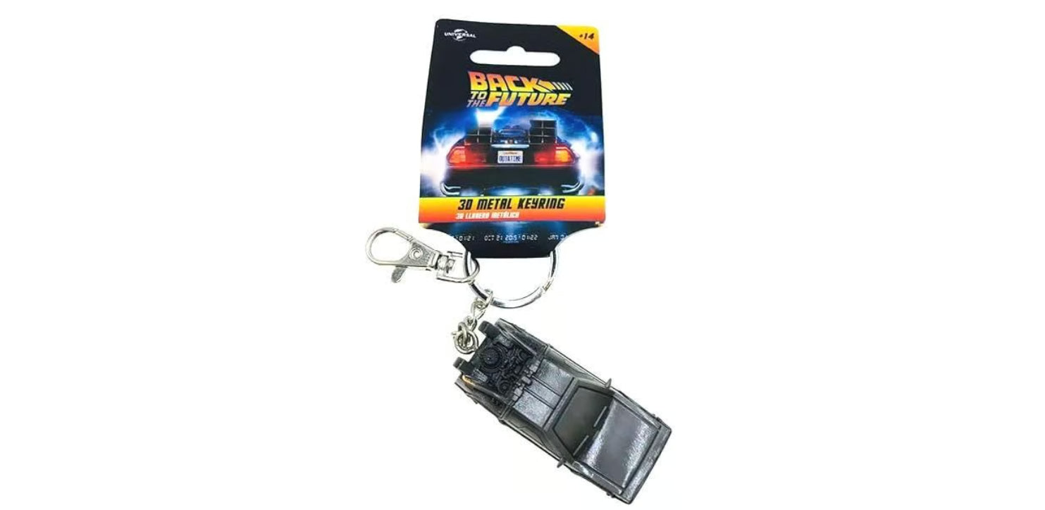 Back to the Future DeLorean 3D Keyring - MEGA POP COMICS