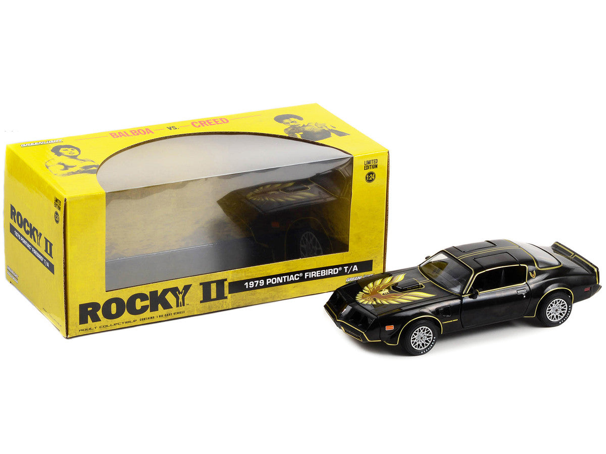 Rocky II 1979 Pontiac Firebird Trans Am Black with Hood Phoenix - MEGA POP COMICS