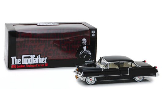 The Godfather 1972 Movie 1955 Cadillac Fleetwood Series 60 Black - MEGA POP COMICS