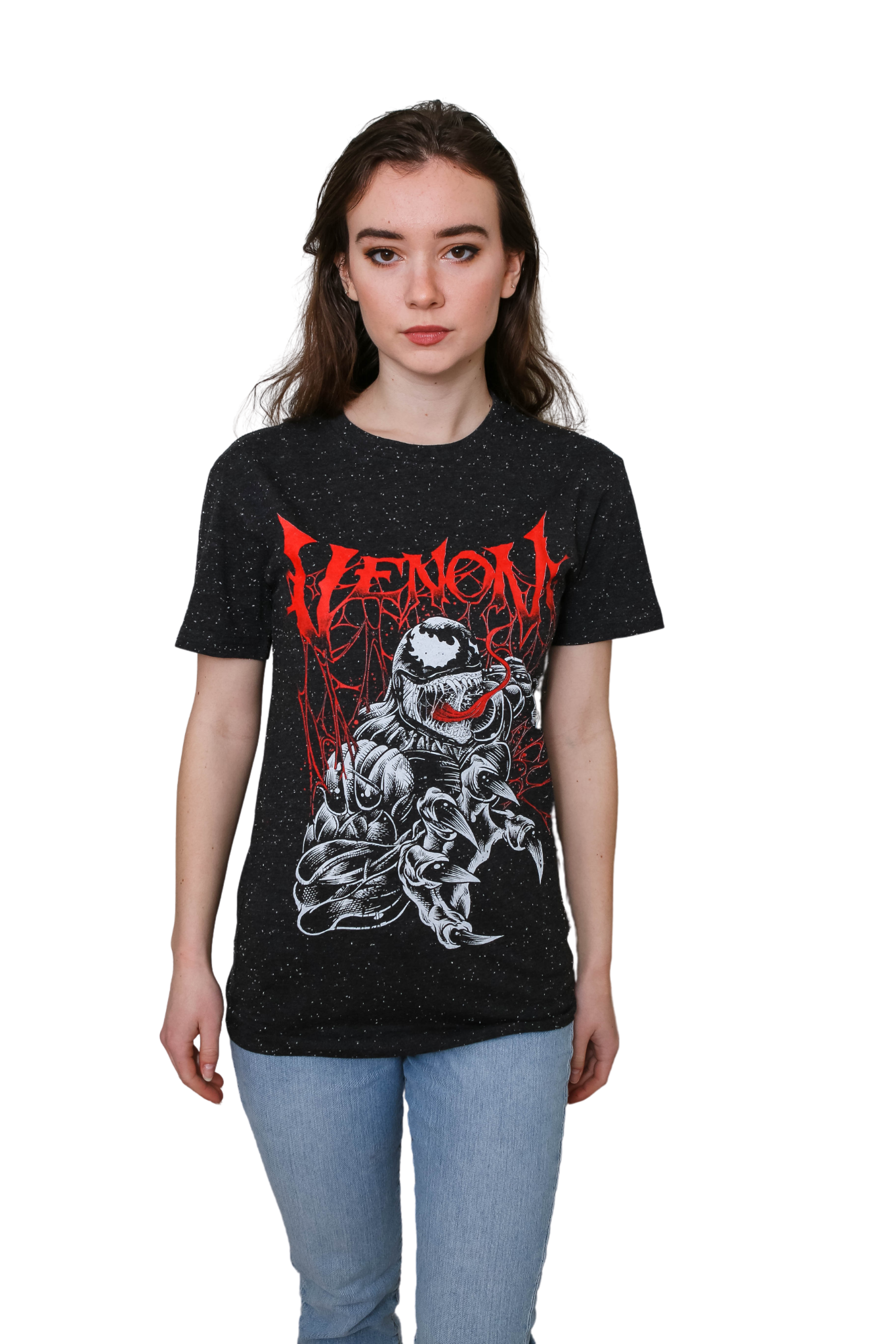 Venom Heavy Metal Marvel Comics Adult T Shirt - MEGA POP COMICS