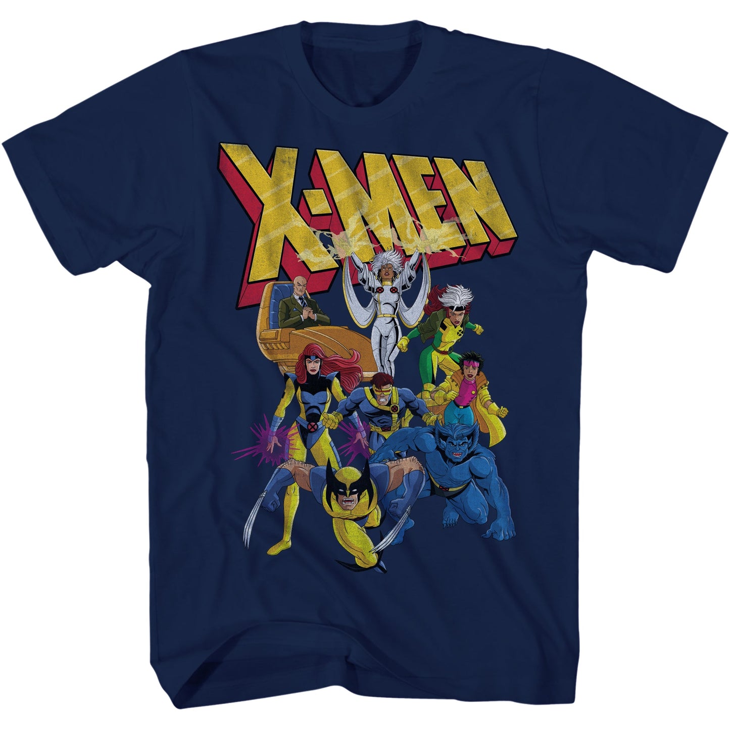 X-Men Animated Series 90's Team Marvel Comics Officially Licensed Adult T-Shirt - MEGA POP COMICS