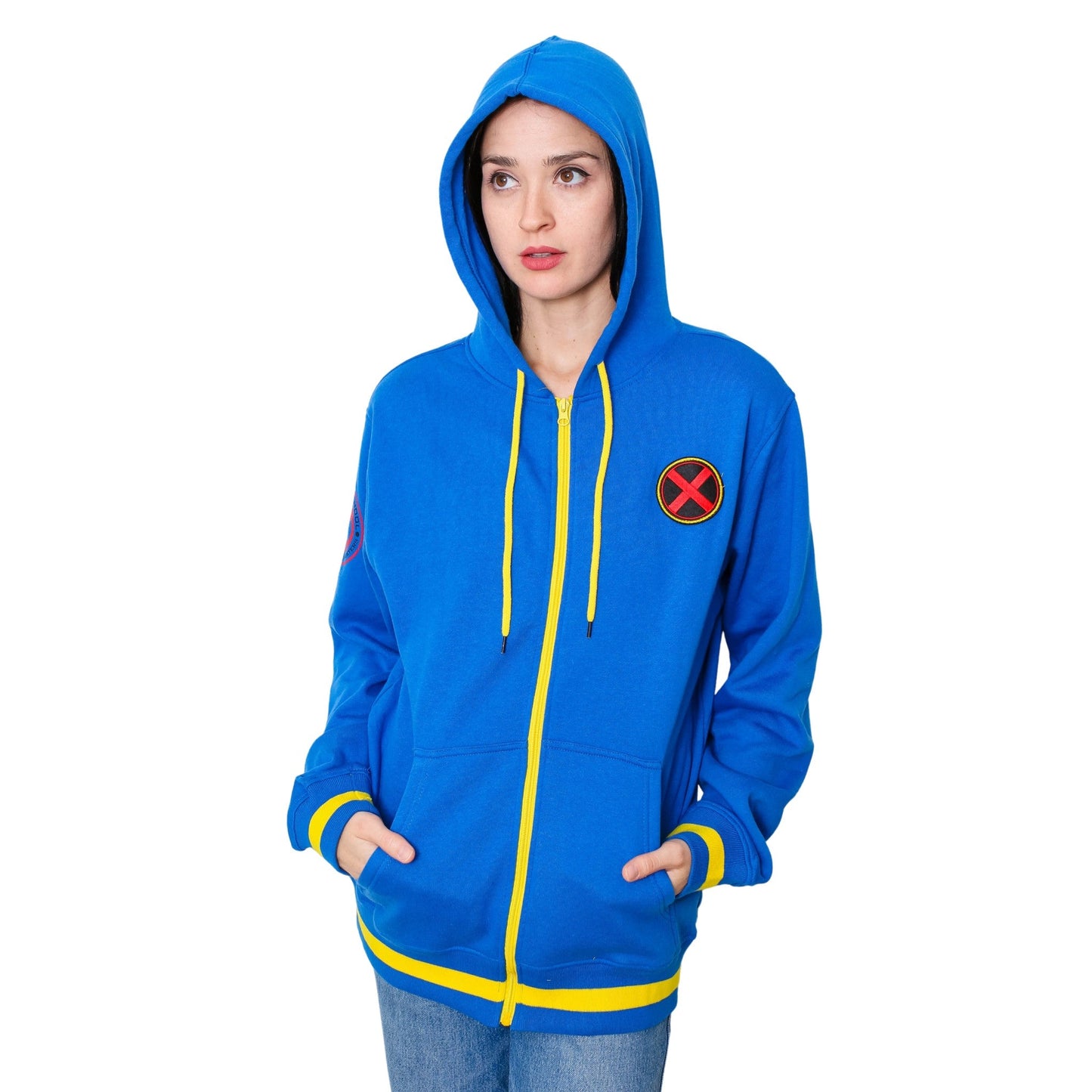 X-Men Xavier Institute Marvel Adult Zip Up Hoodie - MEGA POP COMICS