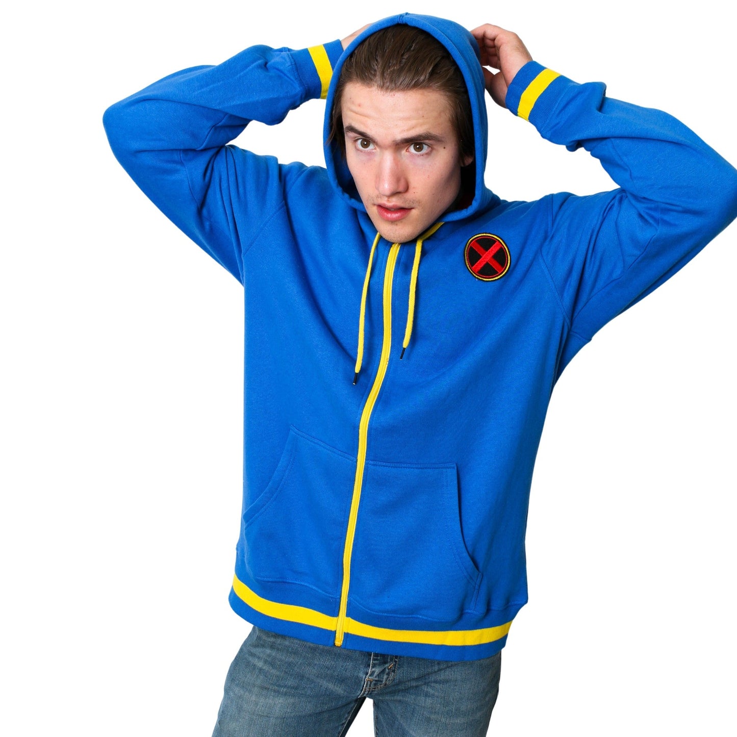 X-Men Xavier Institute Marvel Adult Zip Up Hoodie - MEGA POP COMICS