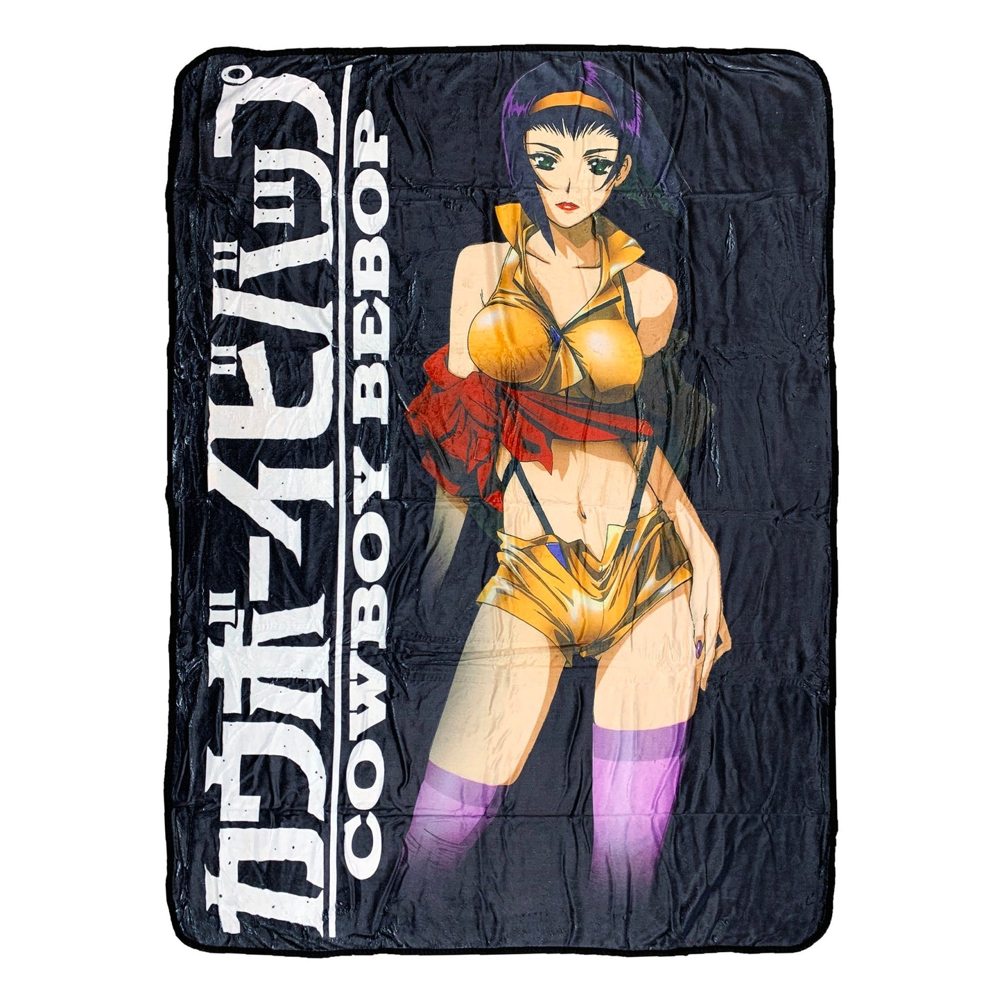 Cowboy Bebop Faye Valentine Standing Fleece Throw Soft Lightweight Blanket 45x60 Inches - MEGA POP COMICS