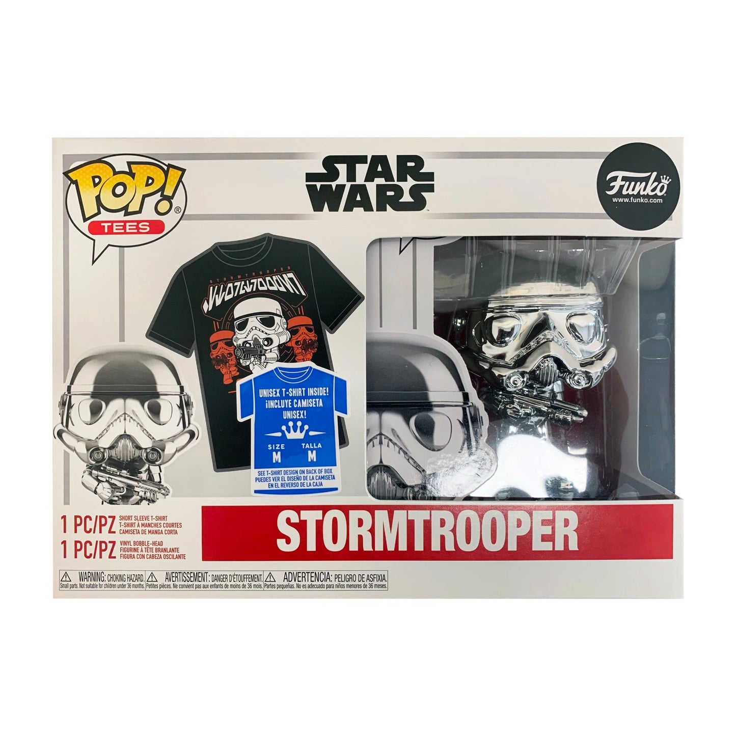 Funko Pop! & Tee: Star Wars - Stormtrooper - MEGA POP COMICS
