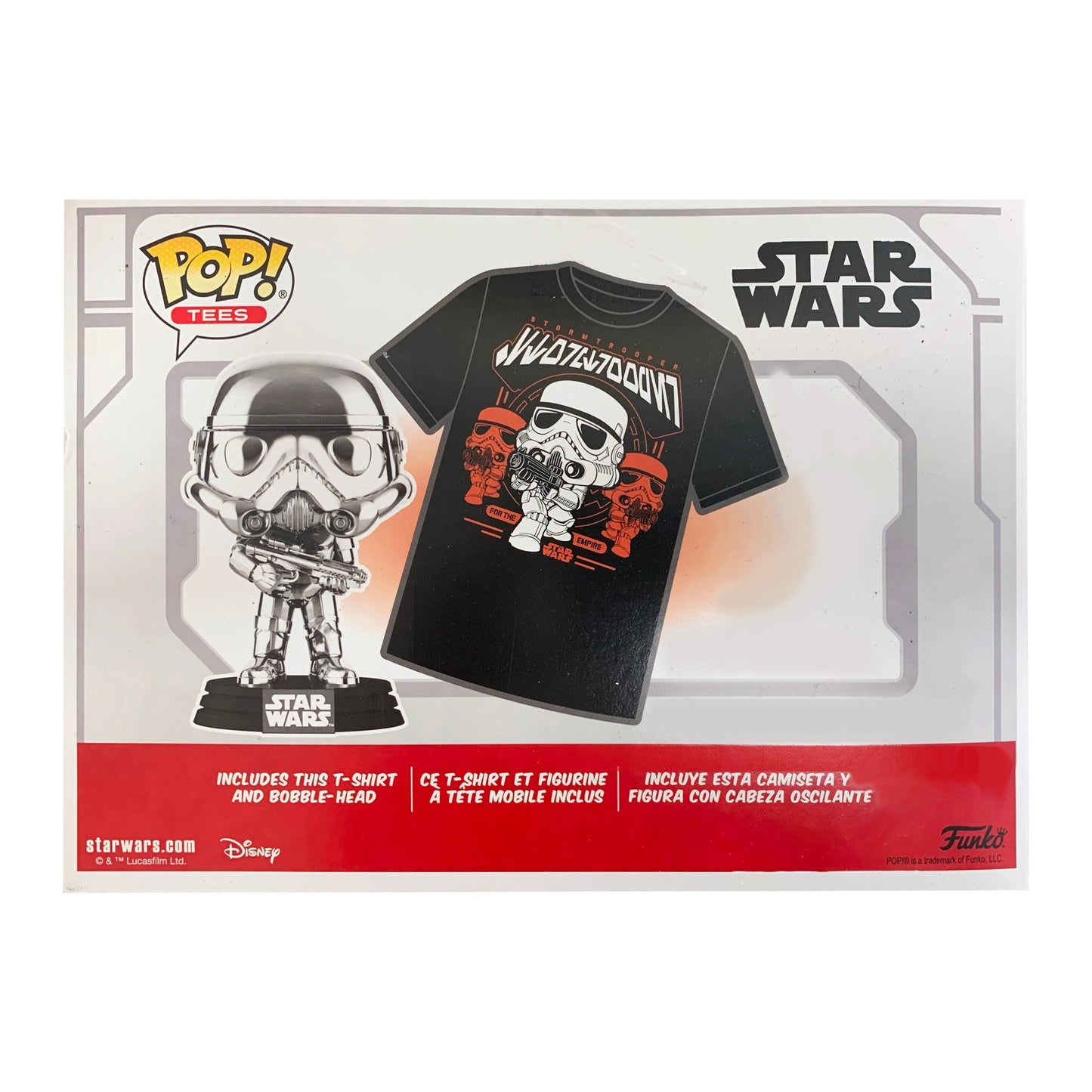 Funko Pop! & Tee: Star Wars - Stormtrooper - MEGA POP COMICS