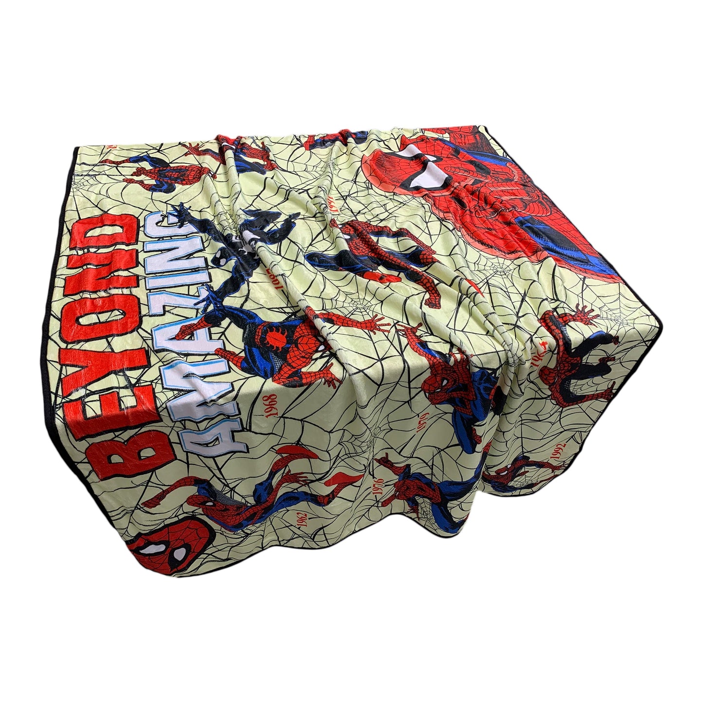 Spider-Man Beyond Amazing 60th Marvel Flannel Throw Super Soft Fleece Blanket 45x60in - MEGA POP COMICS