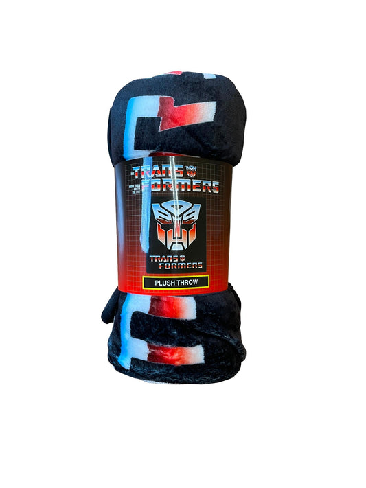 Hasbro Transformers Autobot Symbol 80's Cartoon Throw Blanket - MEGA POP COMICS