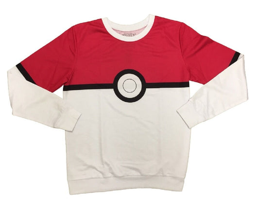 Pokemon Pokeball Adult Sublimated Sweatshirt - MEGA POP COMICS 