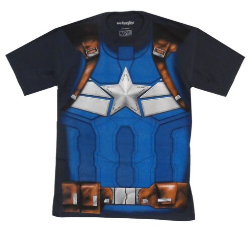 Captain America Winter Soldier Costume Marvel Comics Adult T-Shirt - MEGA POP COMICS 