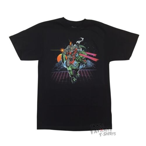 Deadpool And Cable 80's Marvel Comics Adult T-Shirt - MEGA POP COMICS 