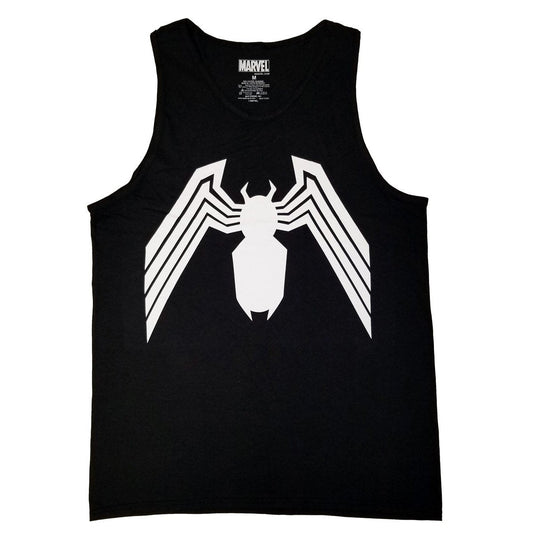 Venom Symbol Spider-Man Marvel Comics Adult Tank Top - MEGA POP COMICS 