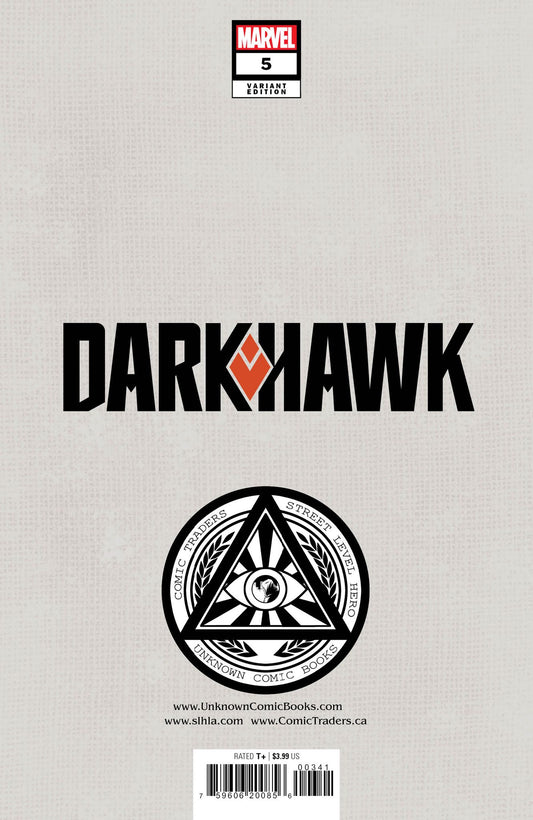Darkhawk #5 (Of 5) Unknown Comics Taurin Clarke Exclusive Virgin Var (12/22/2021) (01/12/2022) - MEGA POP COMICS 
