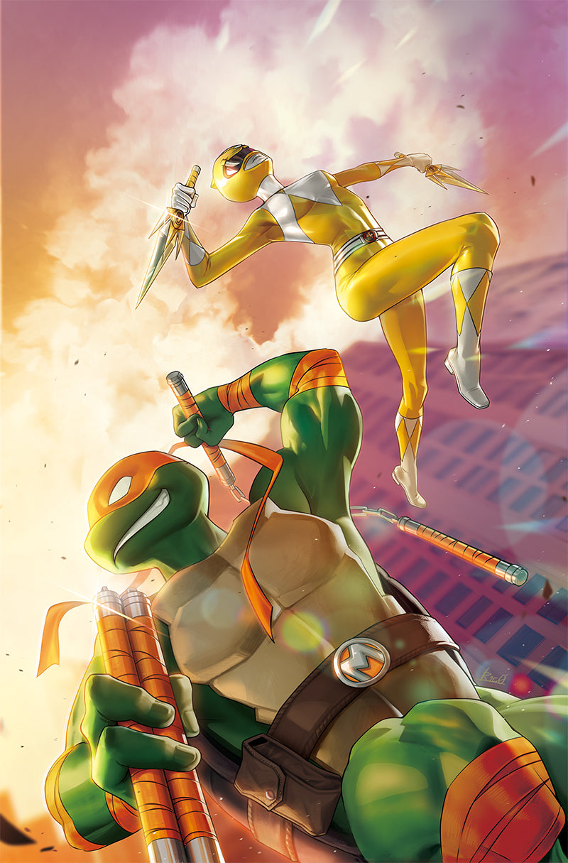 MMPR TMNT II #5 R1C0 UNKNOWN COMICS EXCLUSIVE VIRGIN VAR (04/26/2023) - MEGA POP COMICS 