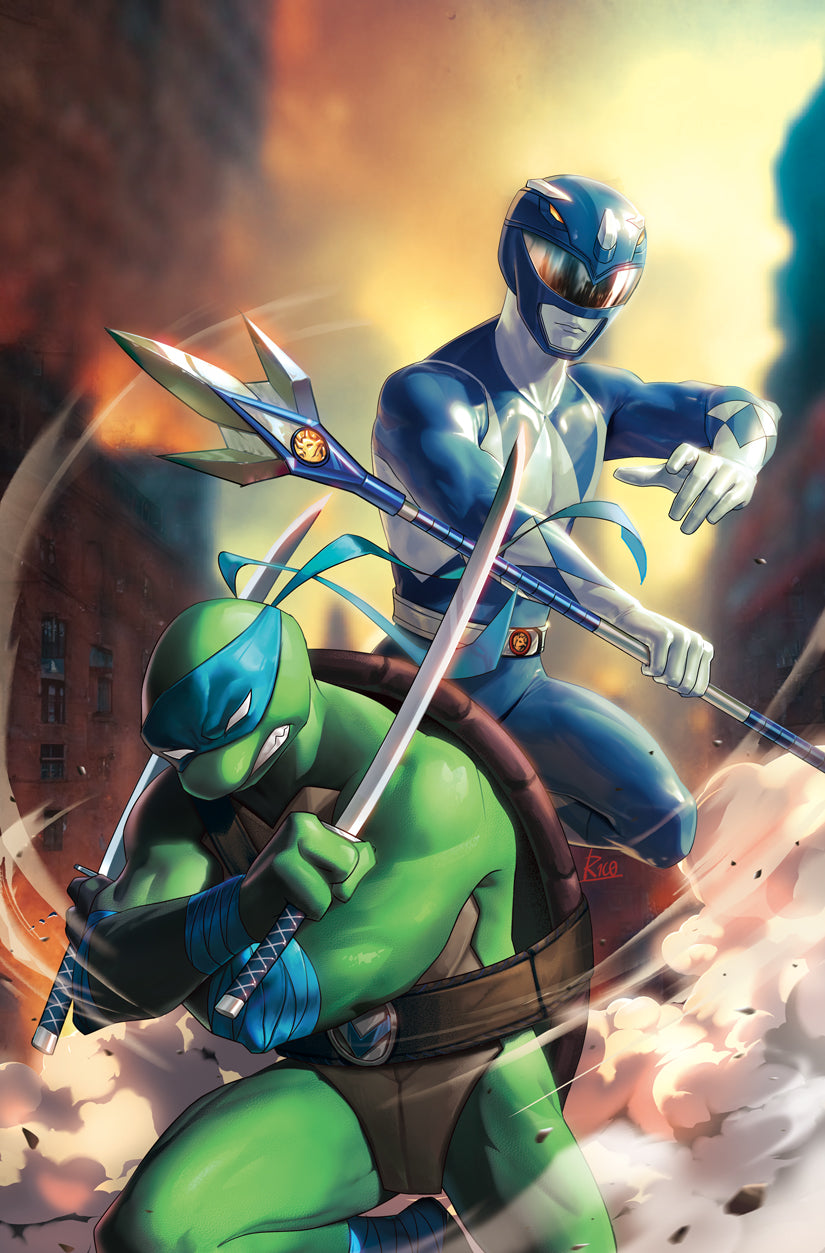 MMPR TMNT II #3 R1C0 UNKNOWN COMICS EXCLUSIVE VIRGIN VAR (02/22/2023) - MEGA POP COMICS 