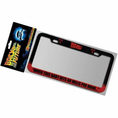 Back to the Future 88 MPH License Plate Frame - MEGA POP COMICS 