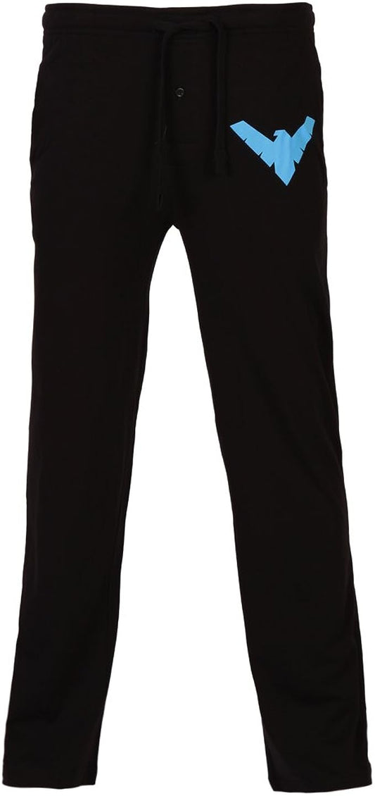 Batman Nightwing Logo DC Comics Pajama Sleep Pants - MEGA POP COMICS 