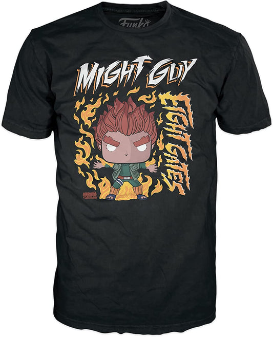 Funko Pop! Boxed Tee: Naruto Shippuden - Eight Gates Might Guy - MEGA POP COMICS 