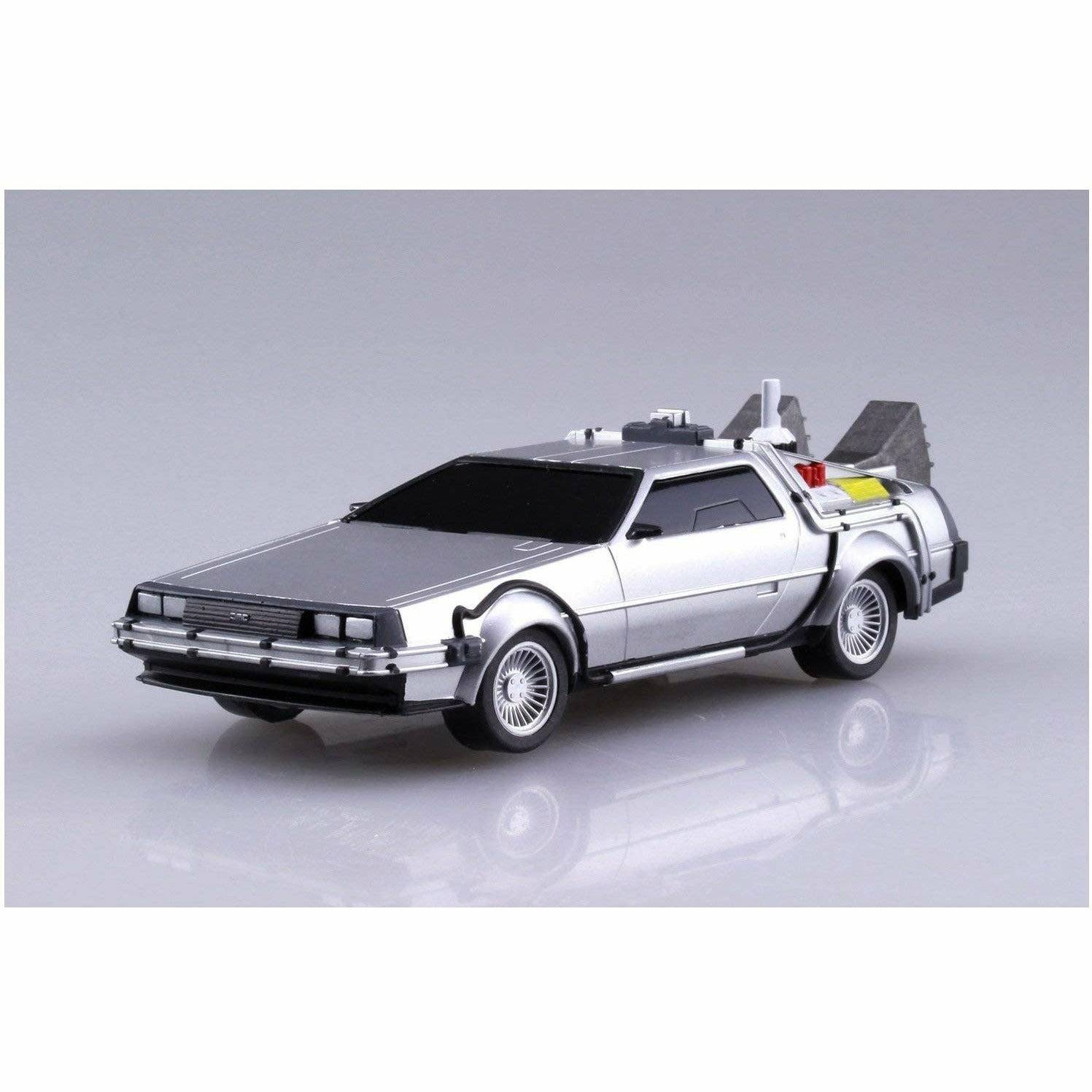 Back to the Future Part II pull-back DeLorean 1:43 scale plastic model kit - MEGA POP COMICS 