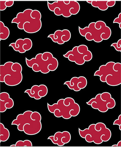 Naruto Shippuden Anti Leaf Clouds Akatsuki Throw Blanket 50in By 60in - MEGA POP COMICS 
