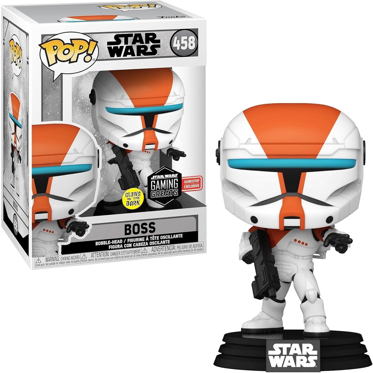 POP! Star Wars: Republic Commando - Boss (Glow) Vinyl Figure - MEGA POP COMICS 