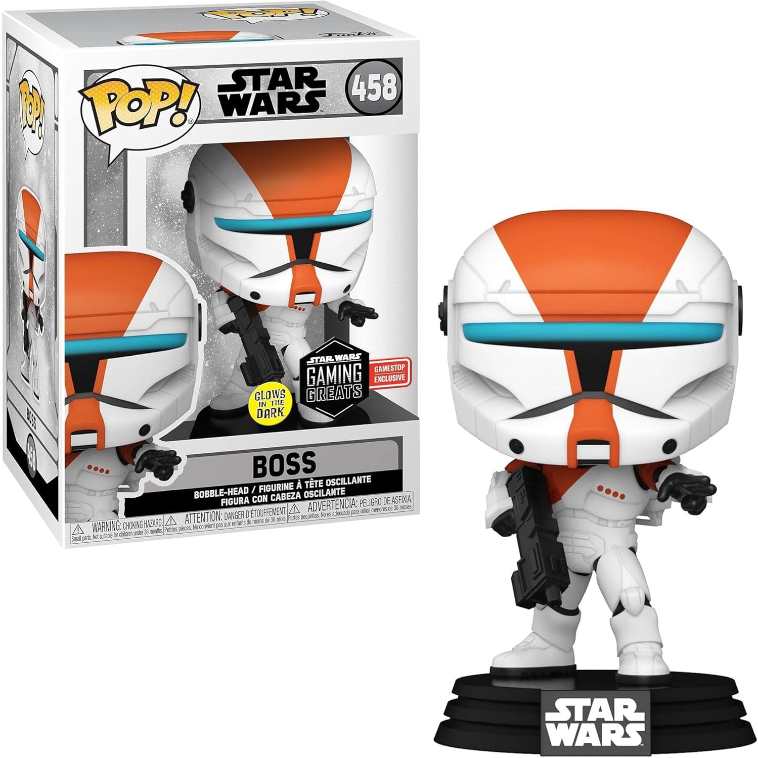 POP! Star Wars: Republic Commando - Boss (Glow) Vinyl Figure - MEGA POP COMICS 