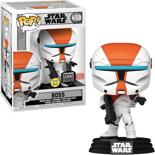 POP! Star Wars: Republic Commando - Boss (Glow) Vinyl Figure - MEGA POP COMICS 