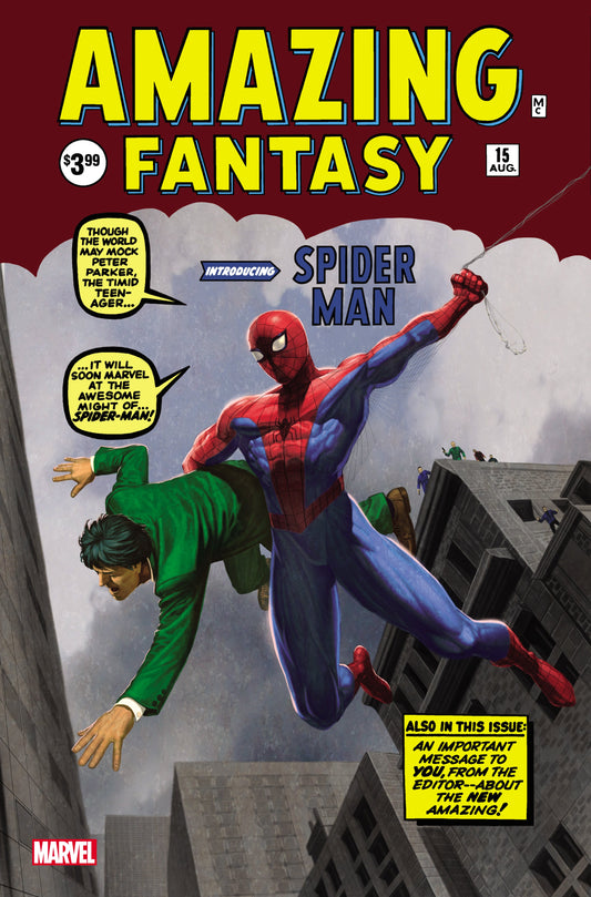 AMAZING FANTASY #15 FACSIMILE EDITION UNKNOWN COMICS EXCLUSIVE HOMAGE (10/09/2019) - MEGA POP COMICS 