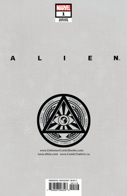 Alien #1 Unknown Comics Marco Mastrazzo Exclusive Var (03/24/2021) - MEGA POP COMICS 