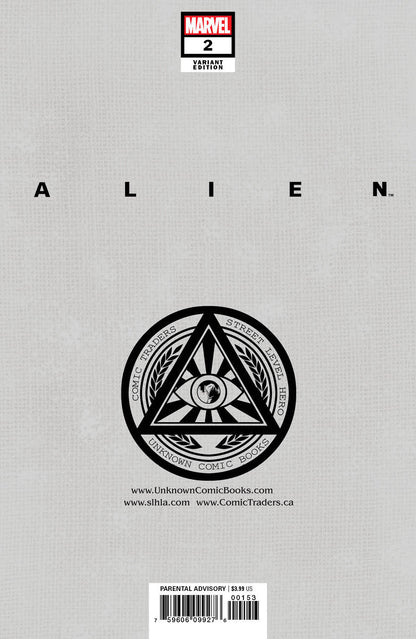 Alien #2 Unknown Comics Marco Mastrazzo Exclusive Var (04/21/2021) - MEGA POP COMICS 