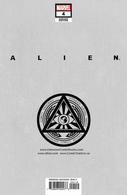 Alien #4 Unknown Comics Mico Suayan Exclusive Var (06/16/2021) - MEGA POP COMICS 