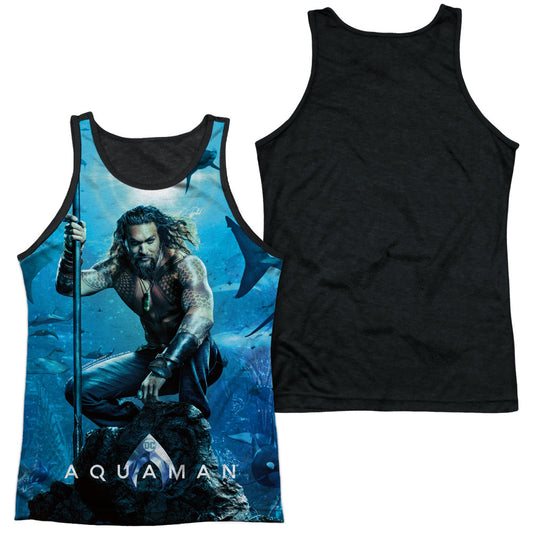 Aquaman Movie Poster DC Comics Sublimation Adult Tank Top - MEGA POP COMICS 
