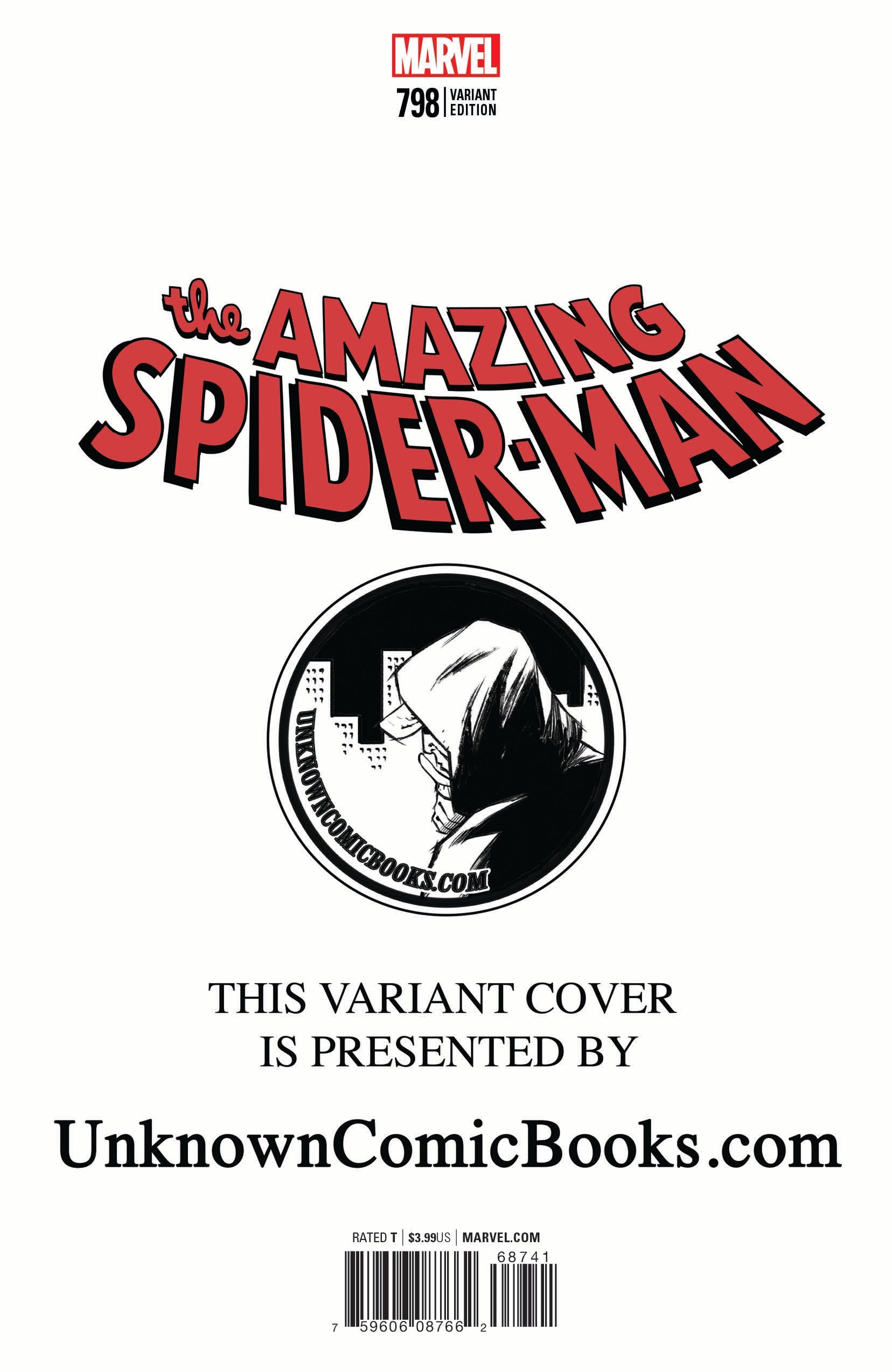 Amazing Spider-Man #798 Unknown Comic Books Virgin Exclusive Dodson Venom 30Th Var Leg 4/4/2018 - MEGA POP COMICS 