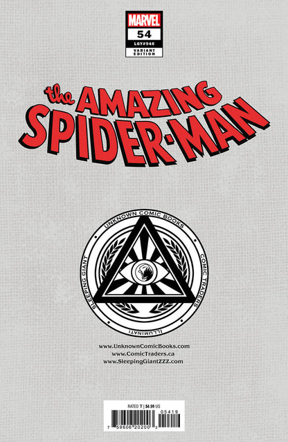 Amazing Spider-Man #54 Unknown Comics Saowee Exclusive Var (07/31/2024) - MEGA POP COMICS 