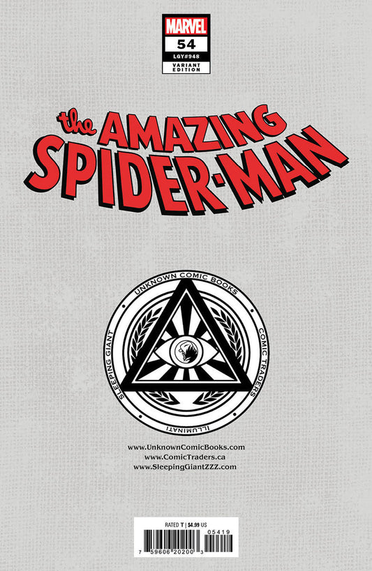 Amazing Spider-Man #54 Unknown Comics Saowee Exclusive Var (07/31/2024) - MEGA POP COMICS 