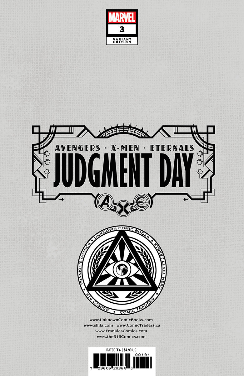 A.X.E.: Judgment Day #3 [Axe] Unknown Comics David Nakayama Hellfire Exclusive Var (08/24/2022) - MEGA POP COMICS 