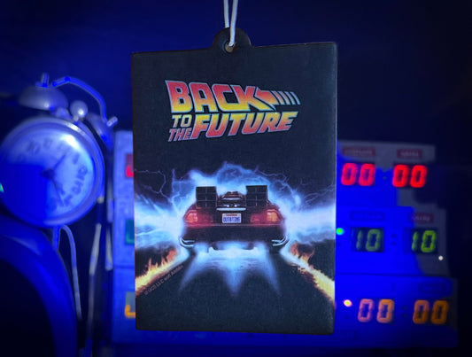 Back to the Future "BTTF Poster" air freshener (vanilla-scented) - MEGA POP COMICS 