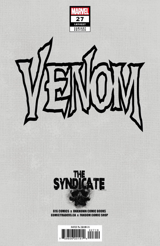 VENOM #27 LOBOS (616) EXCLUSIVE VAR (11/15/2023) - MEGA POP COMICS 