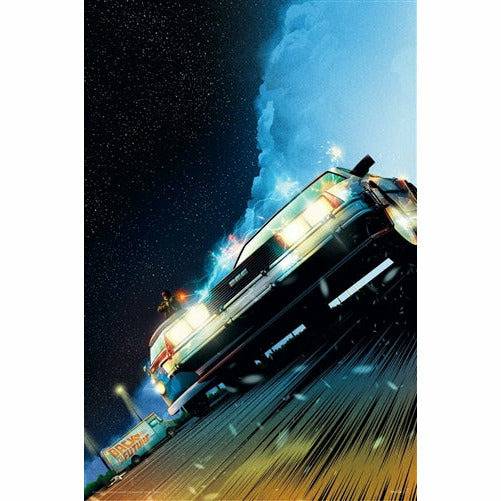 Back to the Future "Temporal Accident Number One" Limited Edition Commemorative Print - MEGA POP COMICS 
