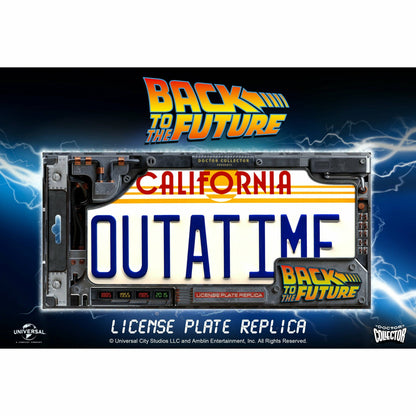Back to the Future OUTATIME License Plate Replica - MEGA POP COMICS 