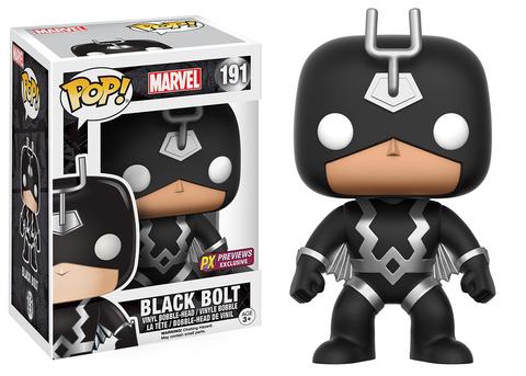 Funko Pop! Marvel Black Bolt (Black Costume) Vinyl Figure - MEGA POP COMICS 