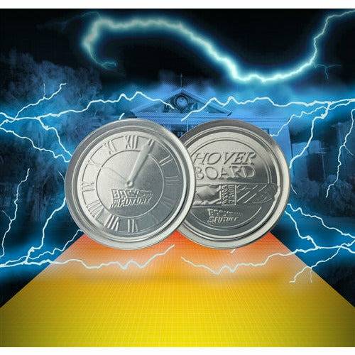 Back to the Future Set of 4 Metal Coasters - MEGA POP COMICS 
