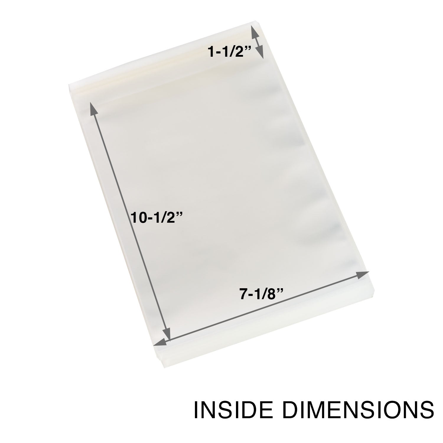 Platinum Protectors Comic Book Bags for Silver Age, Current/Modern with Resealable Strip - 100 Pack - MEGA POP COMICS 