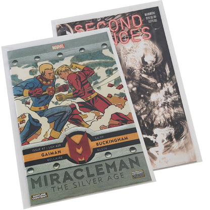 Platinum Protectors Comic Book Bags for Silver Age, Current/Modern with Resealable Strip - 100 Pack - MEGA POP COMICS 