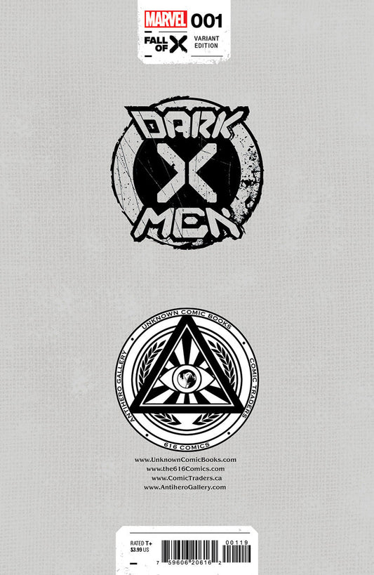 Dark X-Men #1 [Fall] Unknown Comics Ejikure Exclusive Var (08/16/2023) - MEGA POP COMICS 