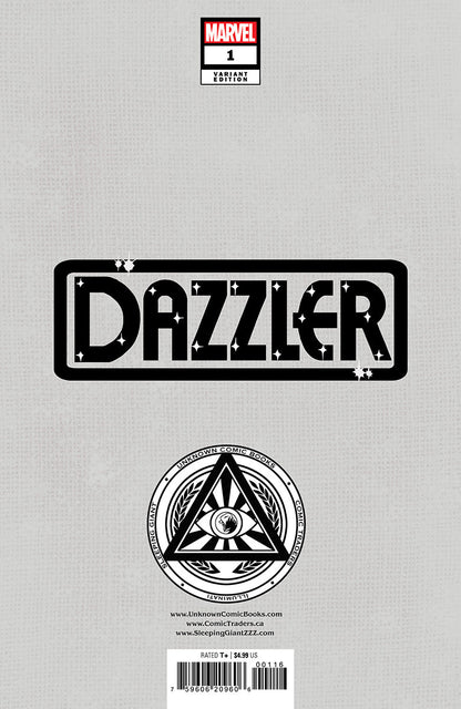 Dazzler #1 Unknown Comics Exclusive Leirix Var (09/11/2024) - MEGA POP COMICS 
