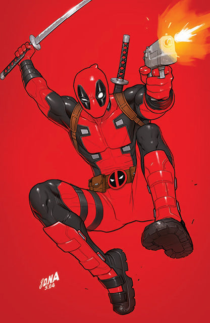 Deadpool #1 Unknown Comics David Nakayama Facsimile Virign Exclusive Color Bleed Var (07/10/2024) - MEGA POP COMICS 