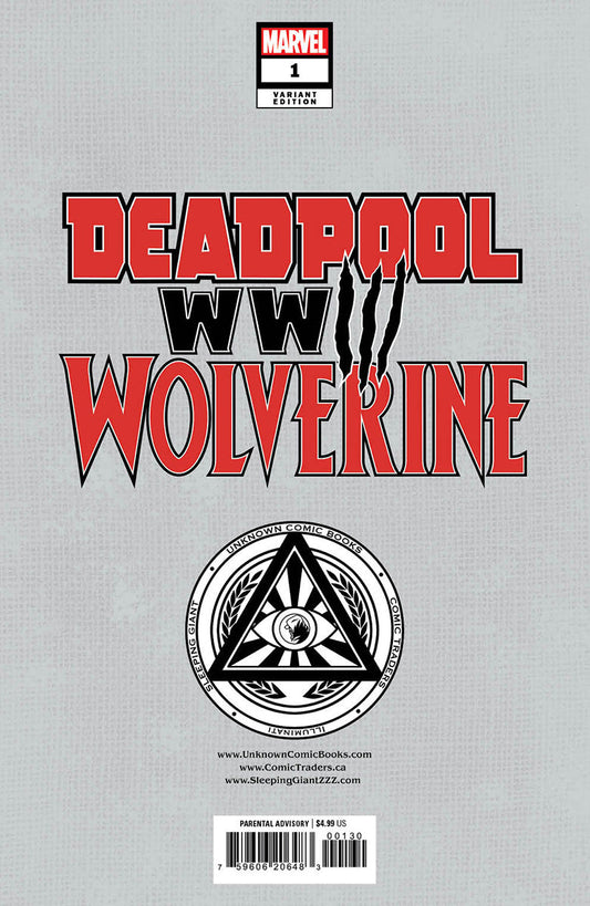 Deadpool & Wolverine: Wwiii #1 Unknown Comics Tyler Kirkham Exclusive Virgin Var (05/01/2024) - MEGA POP COMICS